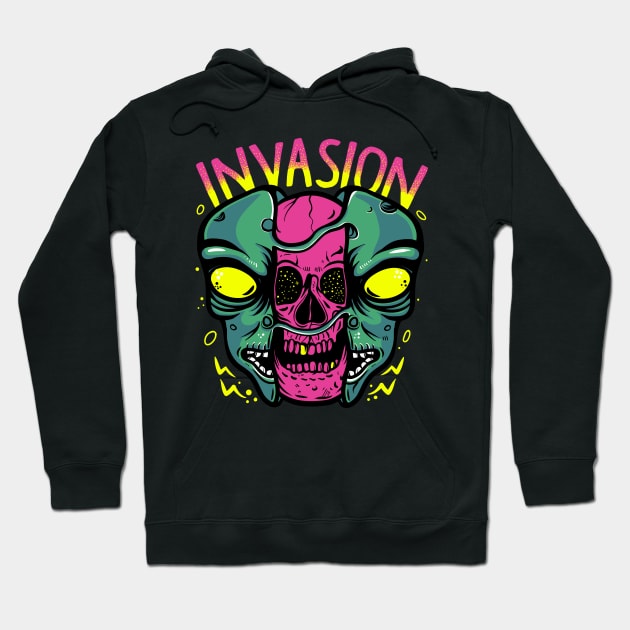 Alien Invasion Hoodie by PlasticGhost